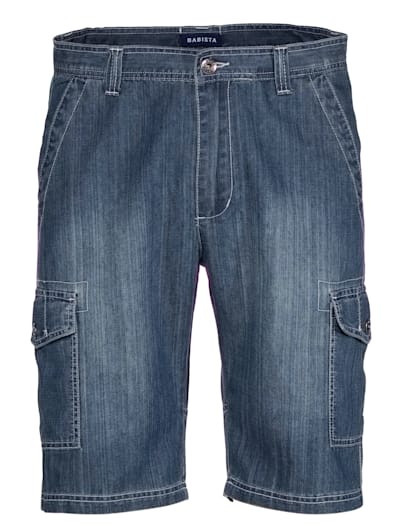 Jeansbermuda in sportief 5-pocketmodel Lichtblauw Klingel Heren Kleding Broeken & Jeans Korte broeken Bermudas 