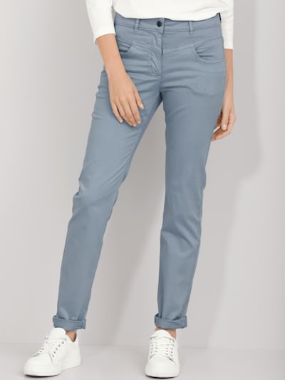 Klingel Damen Kleidung Hosen & Jeans Lange Hosen Stretchhosen Yogahose mit Stretch Blau 