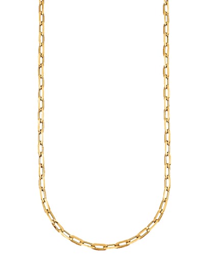 Schmuck Colliers schönes schenken Goldener Collier Halskette mit Medaillon 