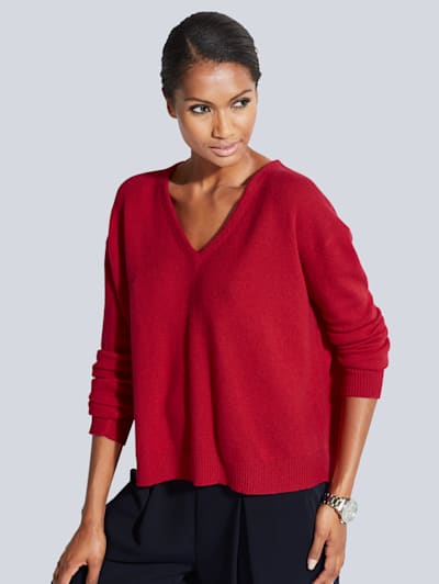 Rote Kaschmir Pullover Fur Damen Online Kaufen Alba Moda