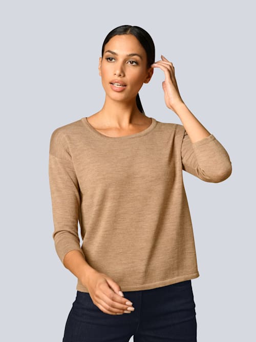 Pull-over en pure laine vierge mérinos