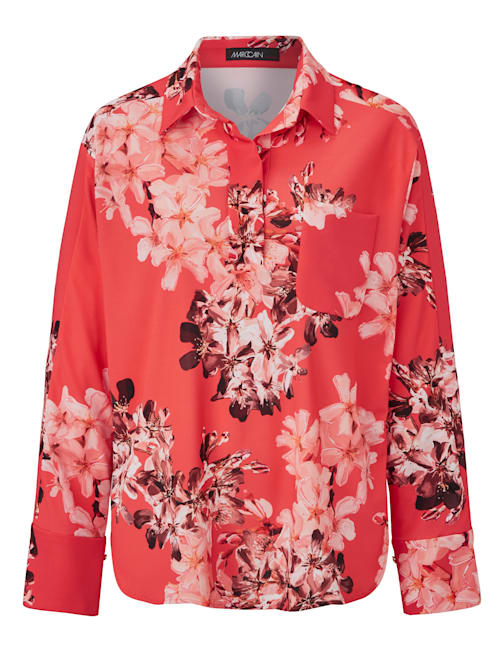 Bluse mit floralem Print