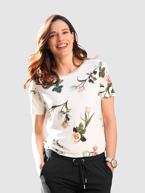 Shirt met bloemenprint