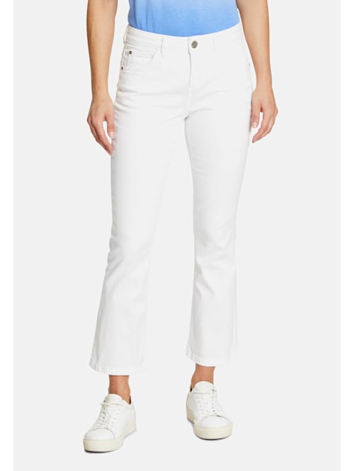 Cropped-Jeans in 7/8 Länge Material