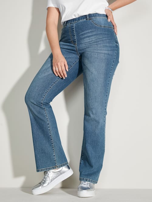 Jeans met uitlopende pijpen
