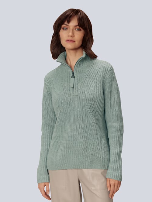 Pullover in wunderschönem Perlfang-Muster