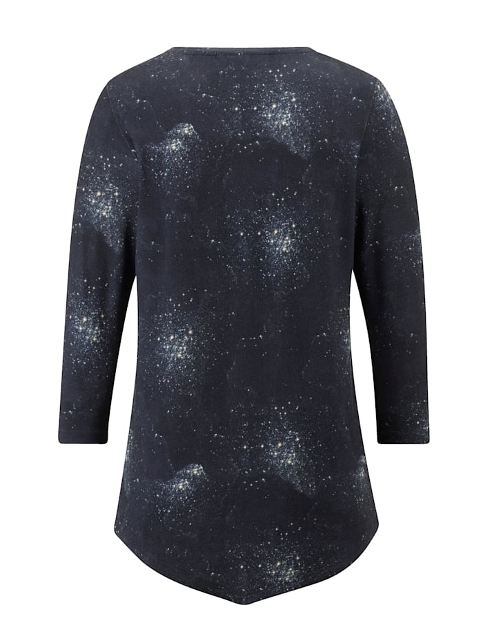 Shirt met galaxyprint allover