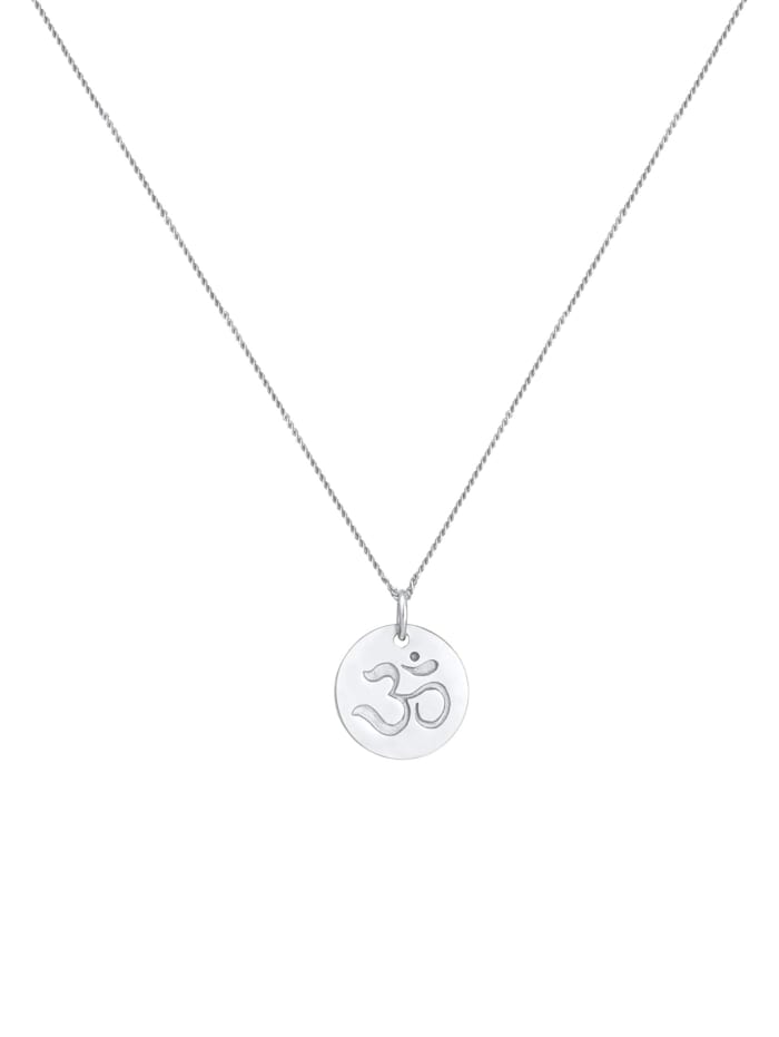 Halskette Om Mantra Yoga Symbol 925 Silber