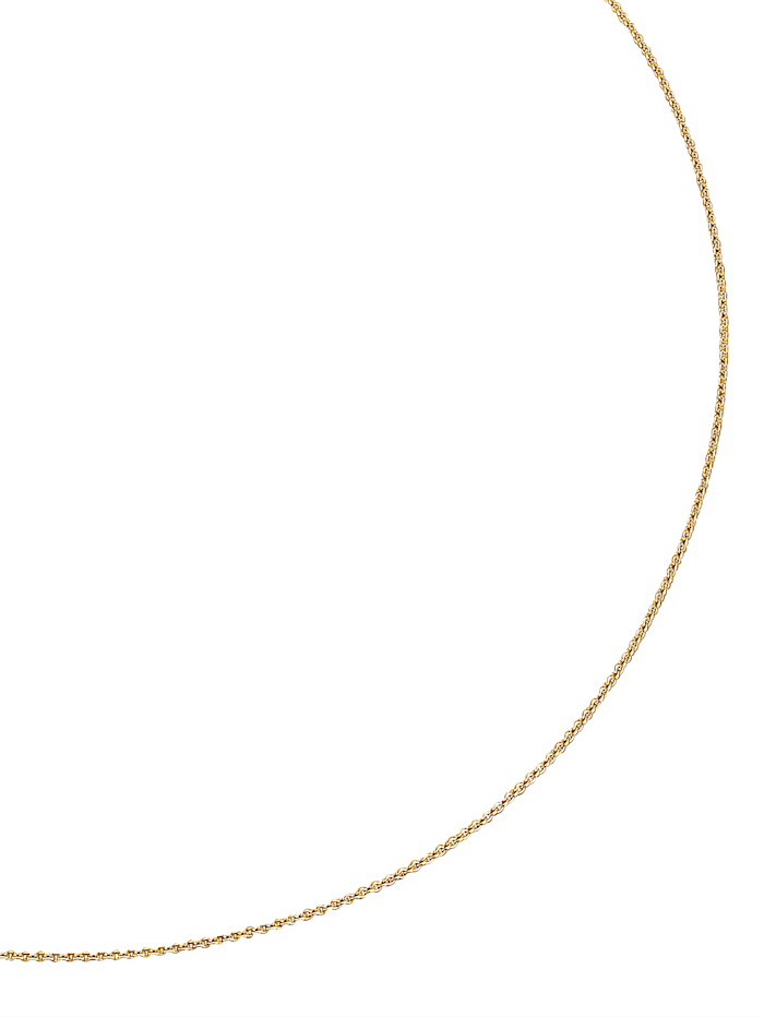 Amara Or Chaîne maille ancrée en or jaune en or jaune 585, 42 cm, Jaune