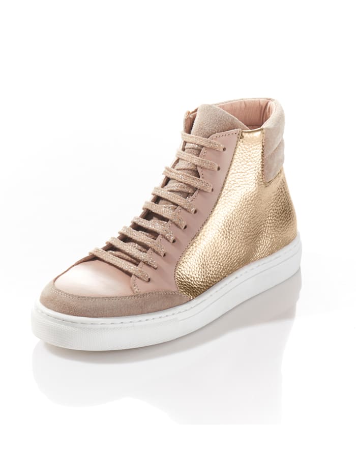 Alba Moda High-Top-Sneaker, Rosé