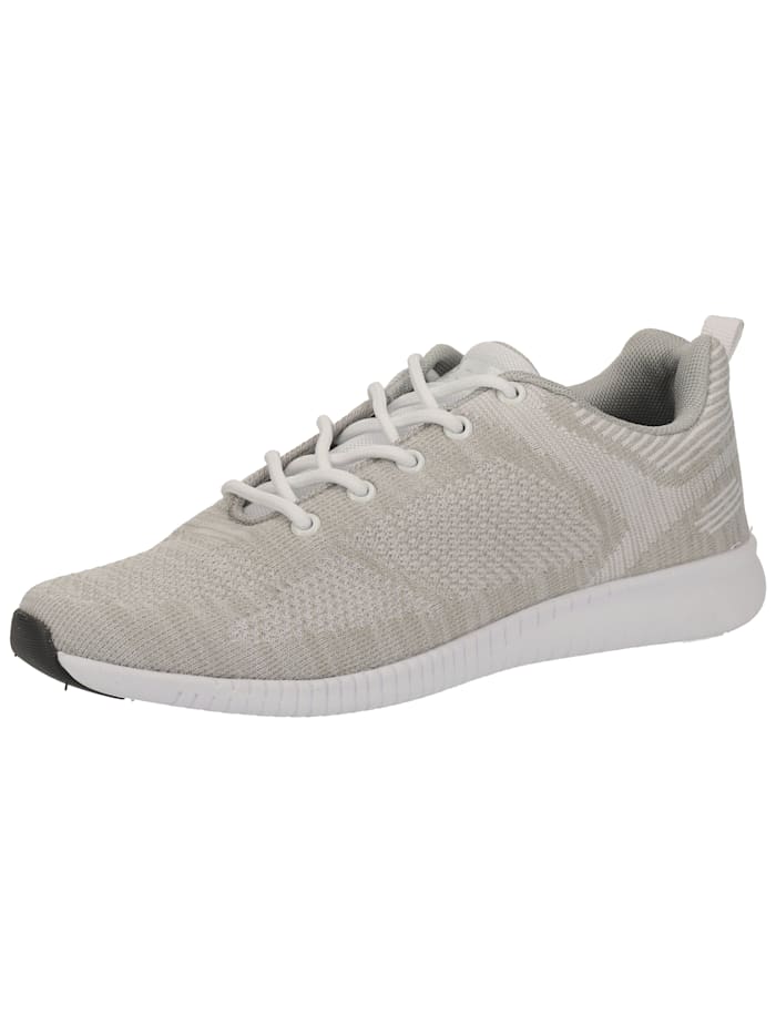 a.soyi Textil Sneaker, Grau/Weiß