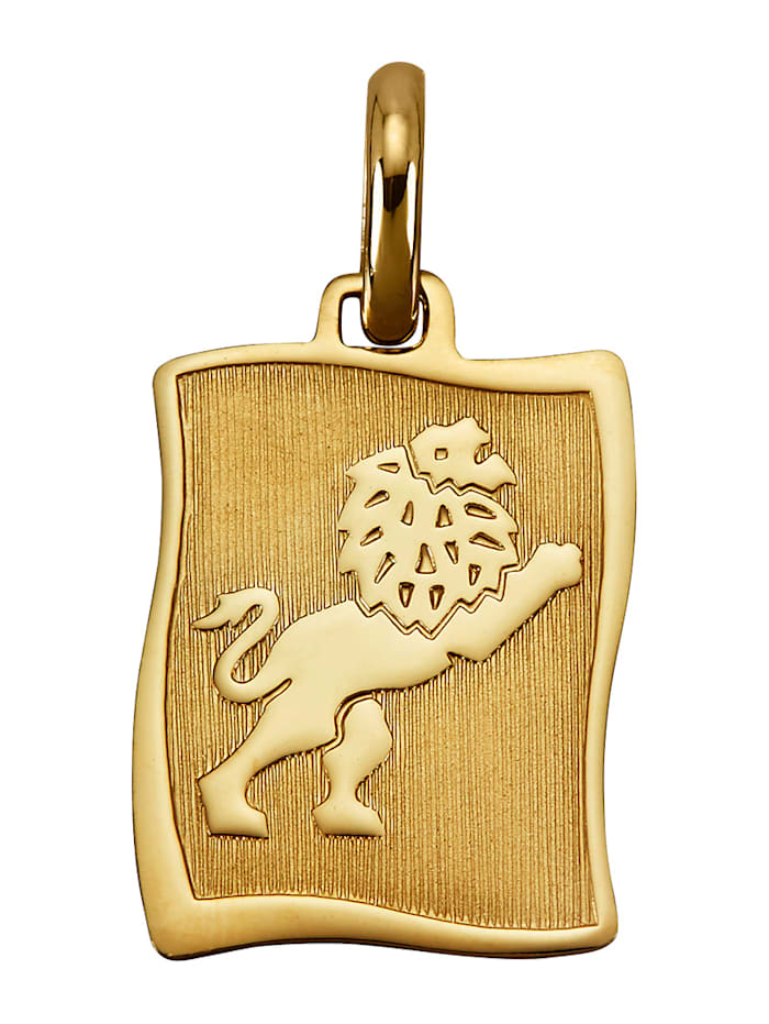 Diemer Gold Horoskooppiriipus Leijona, Keltakullanvärinen