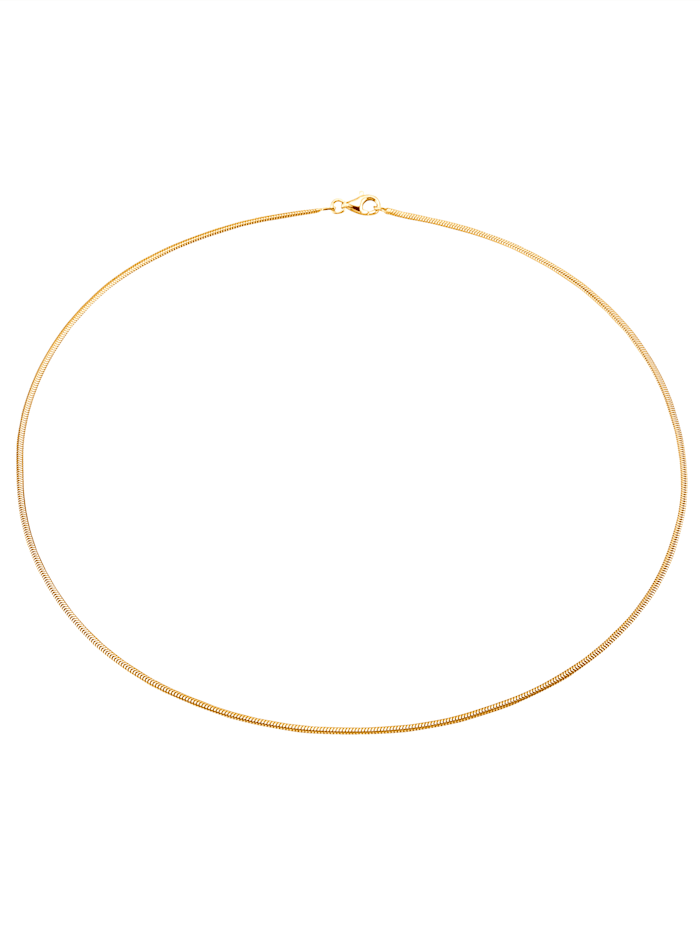 Schlangenkette in Gelbgold in Gelbgold 333 50 cm