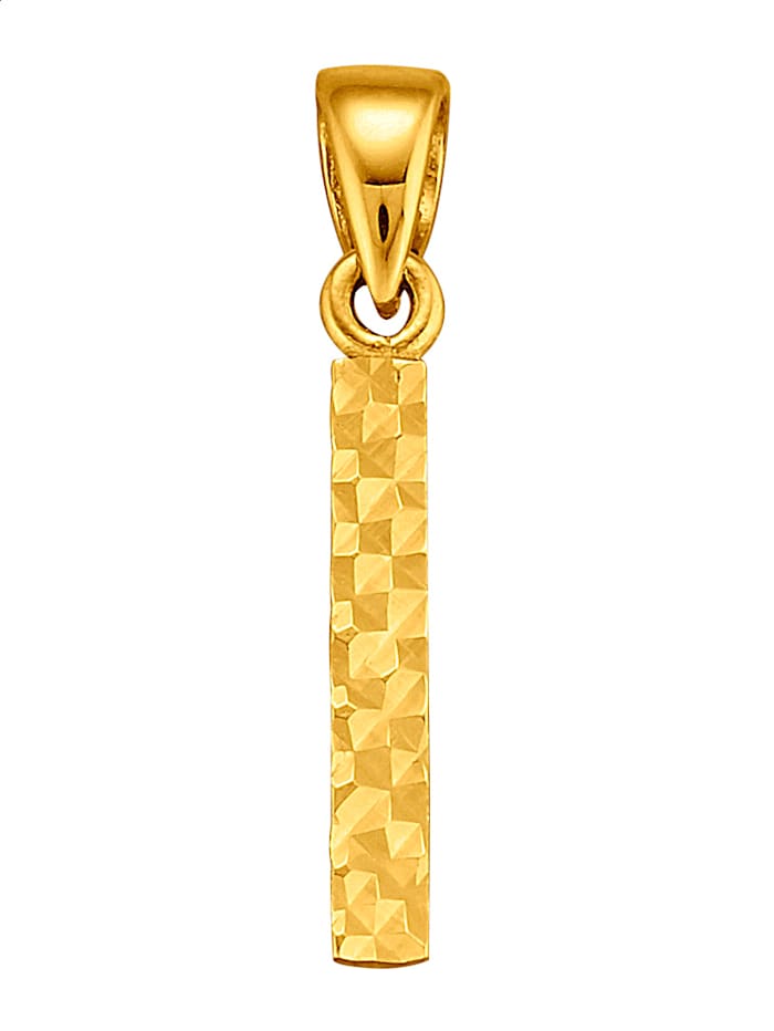 Diemer Gold Hanger Letter I van 14 kt. goud, Geelgoudkleur