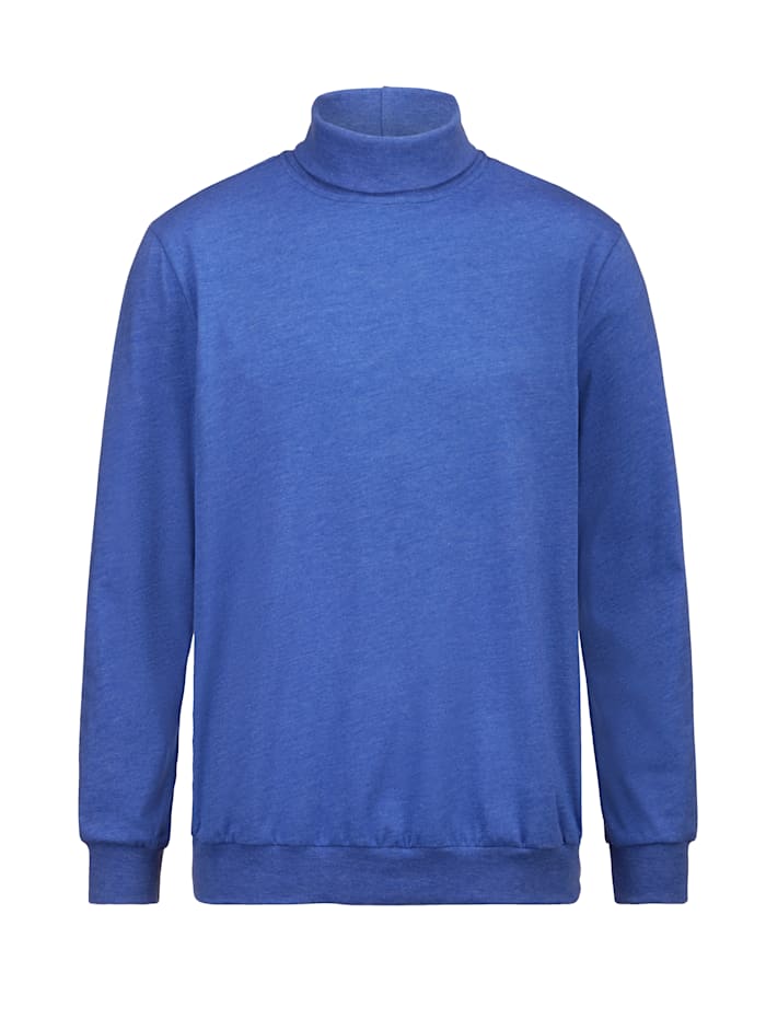 BABISTA T-shirt à col roulé en coton mélangé, Bleu