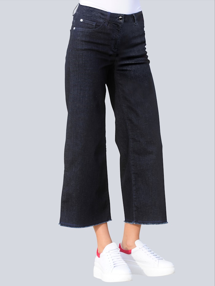 Alba Moda Jeans mit weiterem Beinverlauf, Dark blue