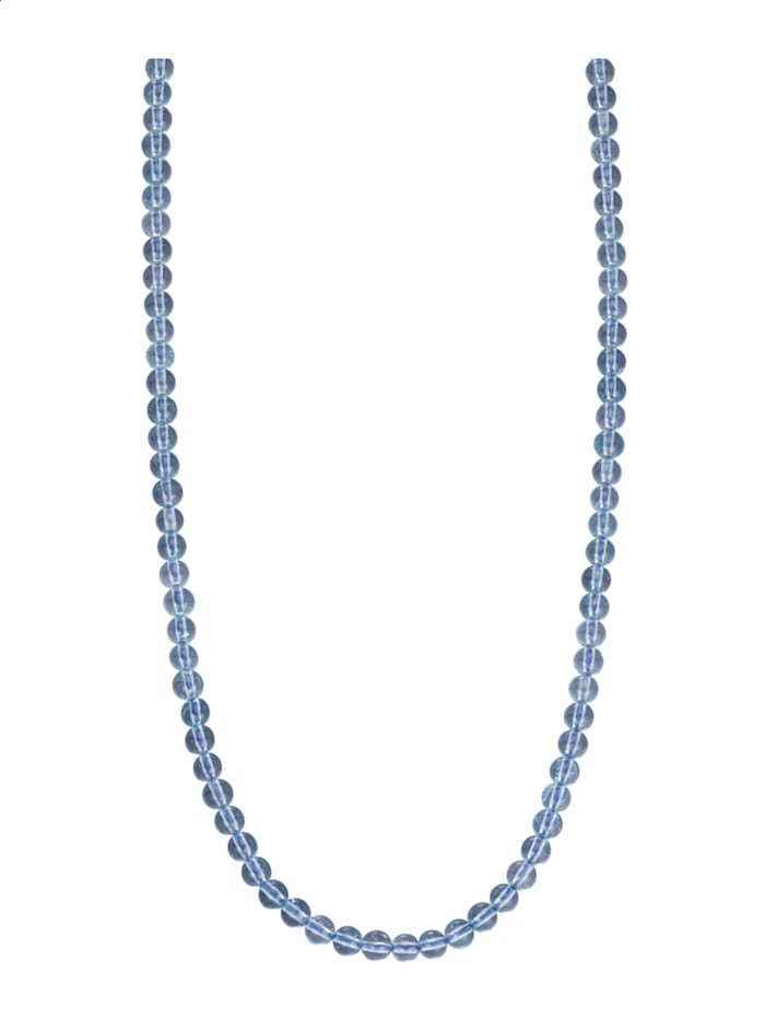 Halskette mit Blautopas in Silber 925, Blau
