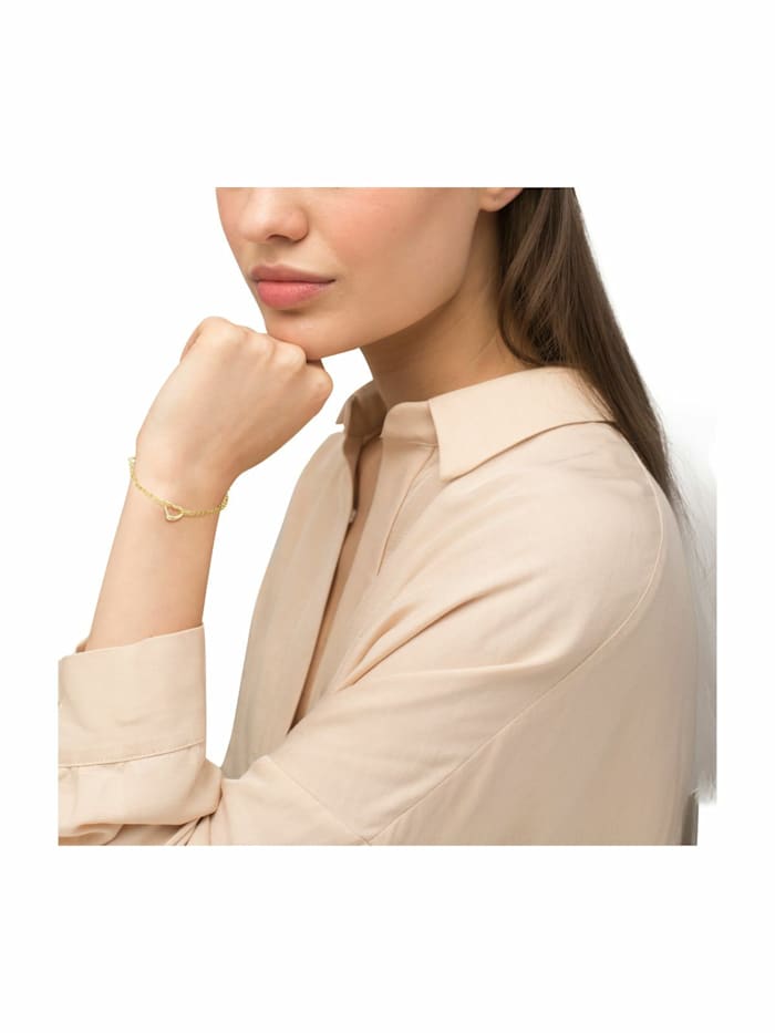 Armband für Damen, Gold 375 | Herz