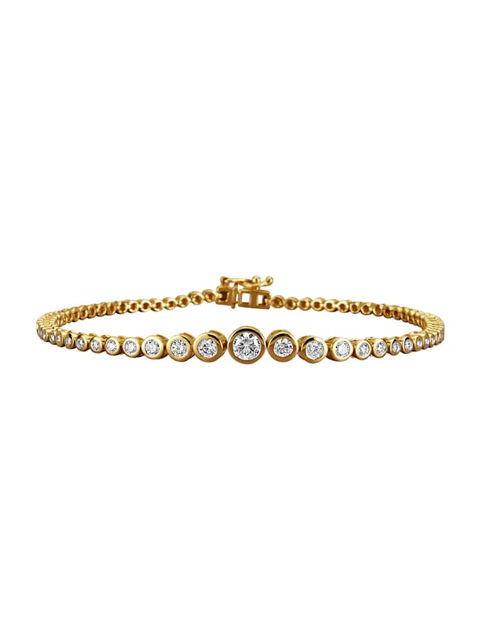 Amara Diamants Bracelet avec brillants, Coloris or jaune