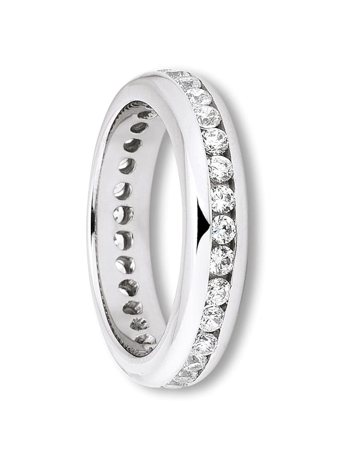 One Element Zirkonia Ring aus 925 Silber, silber