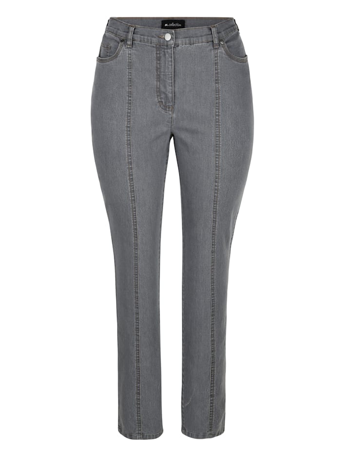 m. collection Jeans in sportiver Form, Grey