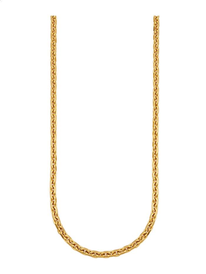 KLiNGEL Ankerkette in SIlber 925 50 cm, Gelbgoldfarben
