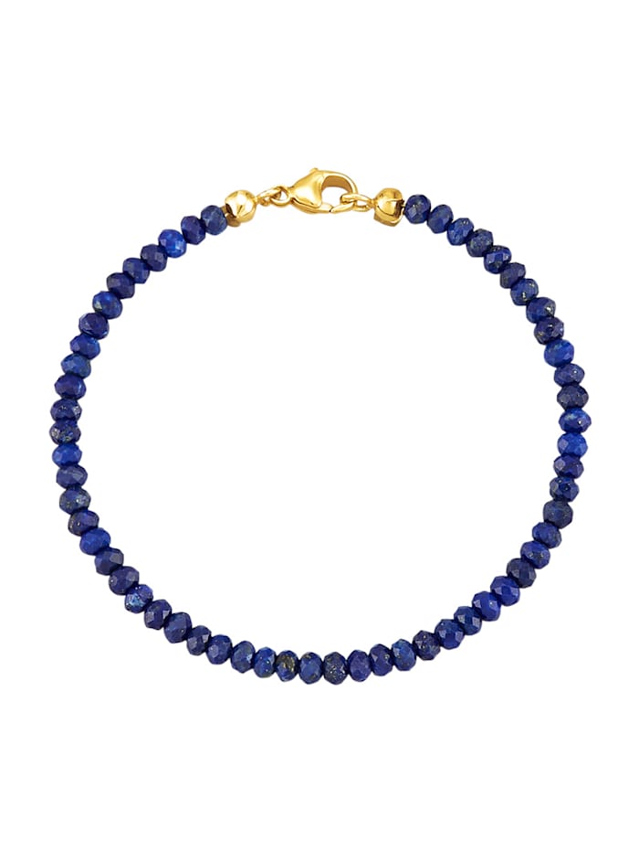 Diemer Armband met lapis lazuli, Blauw