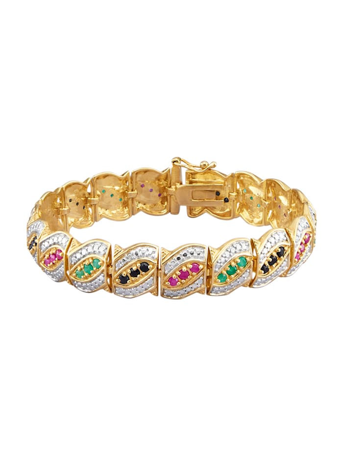 Armband in Silber 925, Multicolor