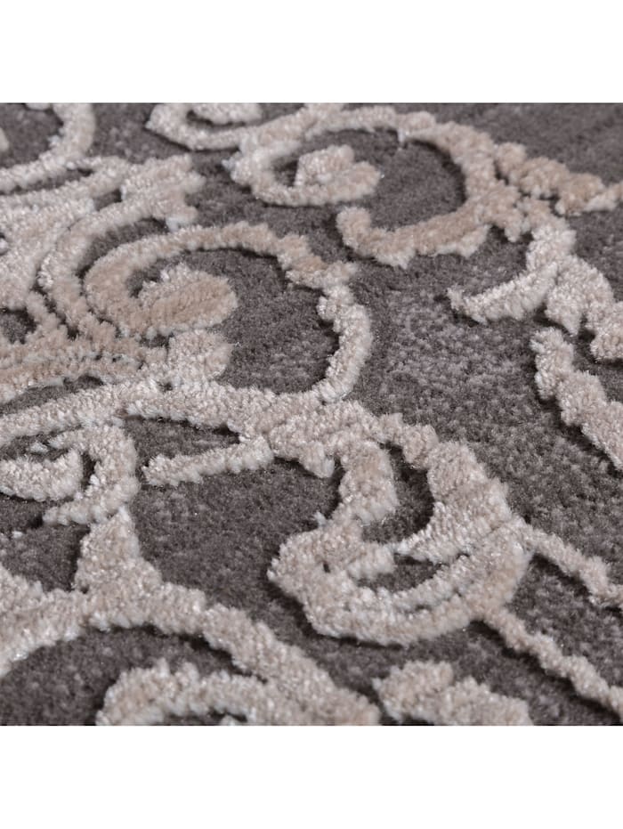 Orient Teppich sand Wohnzimmer 3-D Design Marokkanisches Muster Weich