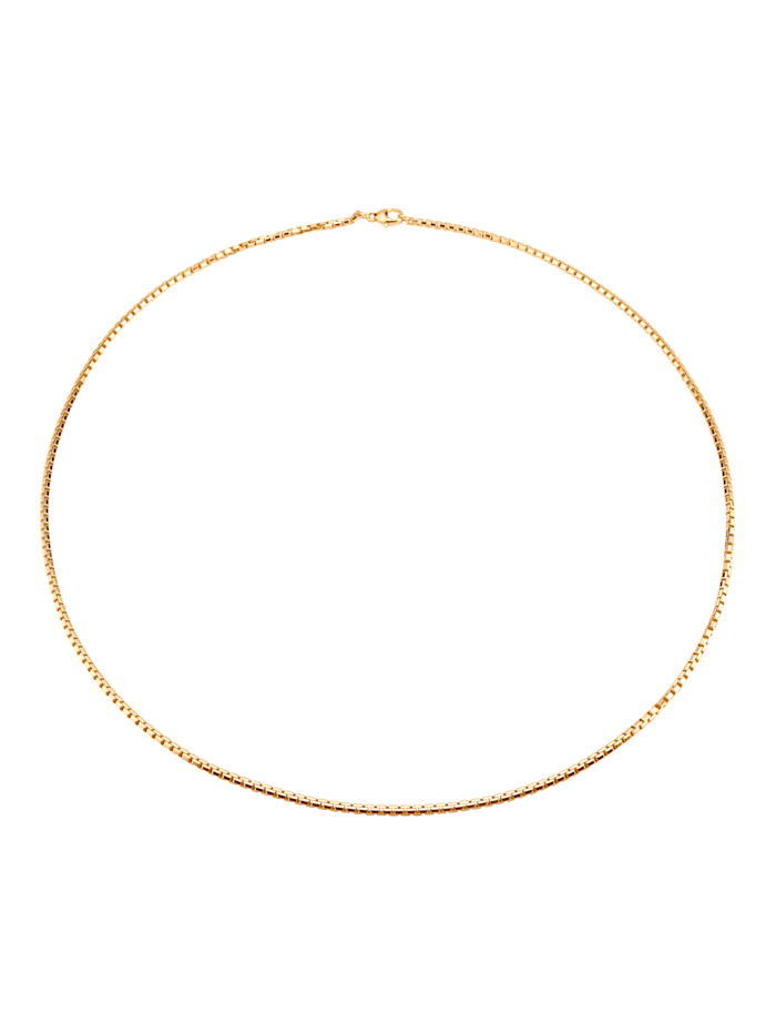 Halskette 45 cm, Gelbgoldfarben
