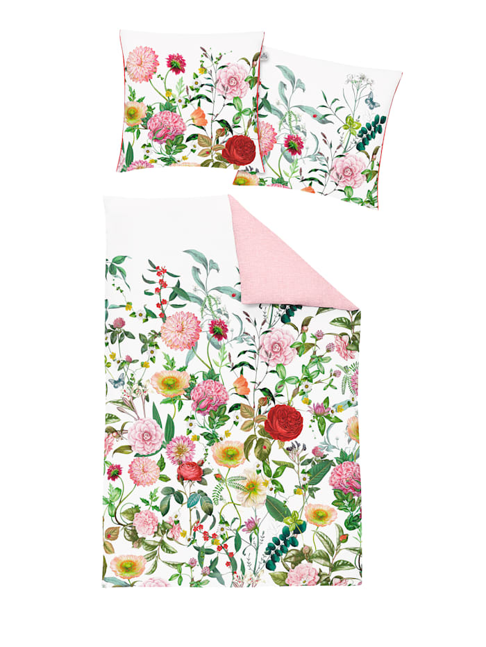 Irisette 2-d. posteľná bielizeň Mako-satén 'Sleeping Beauty', Ružová/Multicolor