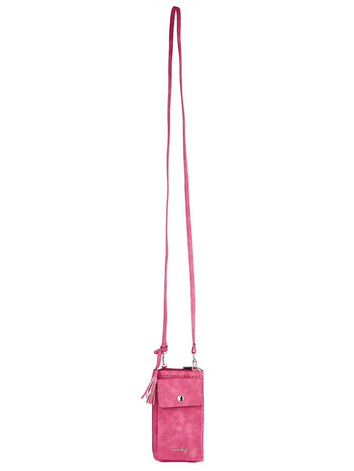 Taschenherz Handytasche inklusive Geldbörse, Pink