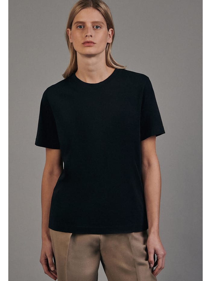 Seidensticker T-Shirt ' Schwarze Rose ', black (0039)