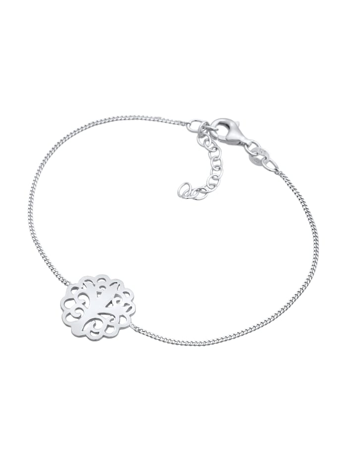 Armband Ornament Symbol Floral Boho 925 Silber