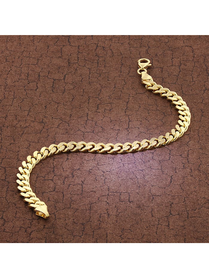 idioom beddengoed instructeur trendor Armband Panzerkette Gold auf 925 Silber Breite 6,9 mm | Diemer