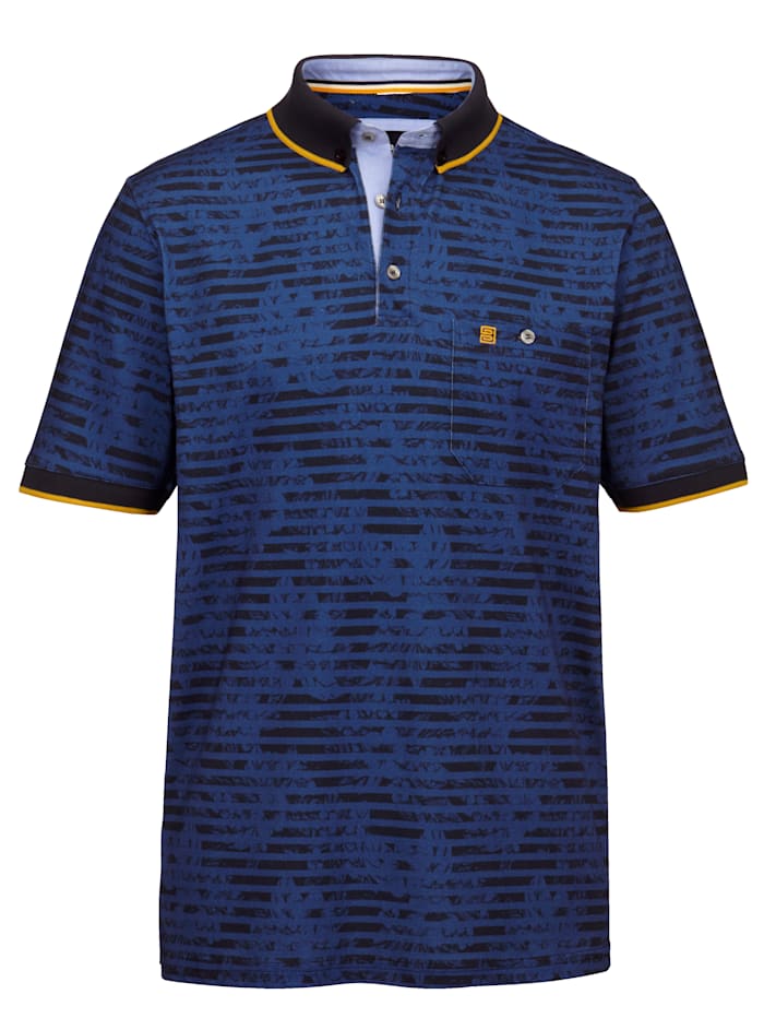 BABISTA Poloshirt mit modischen Kontrastdetails, Blau