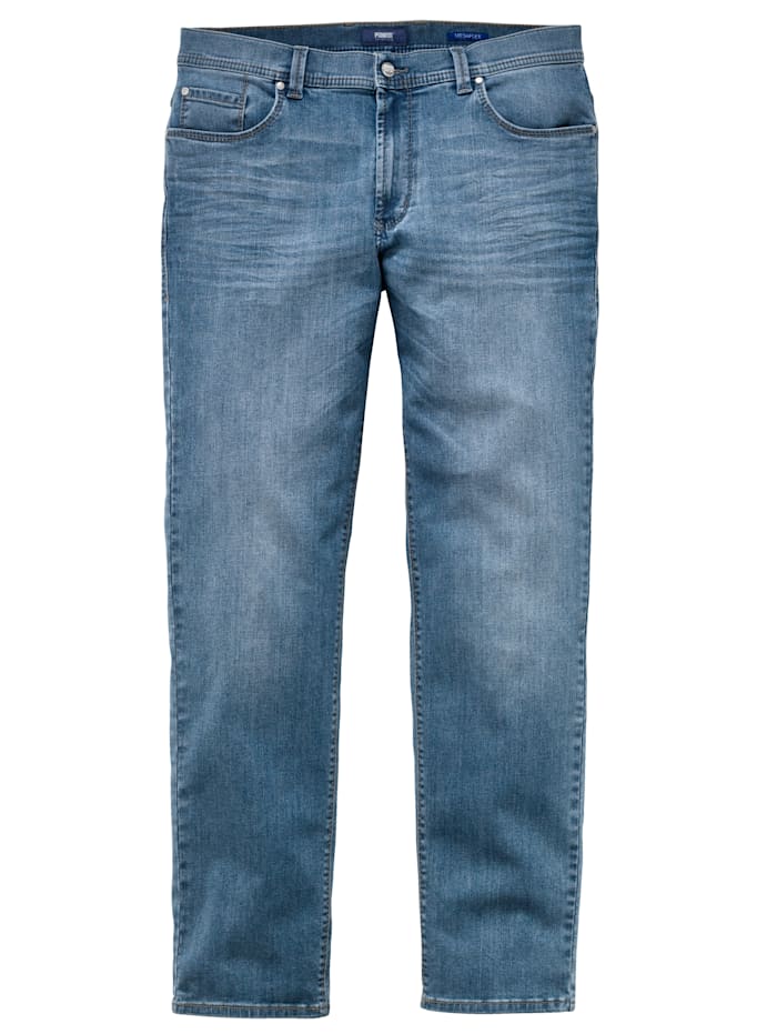 Pioneer Jeans met stretch, Light blue