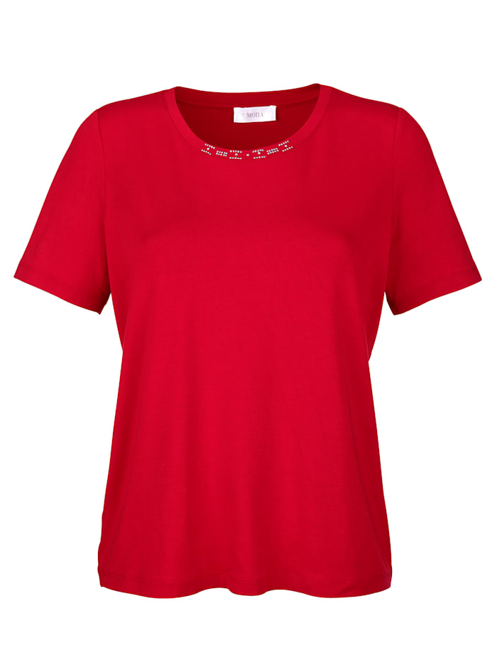 MONA Shirt in trageangenehmer Jersey-Qualität, Rot