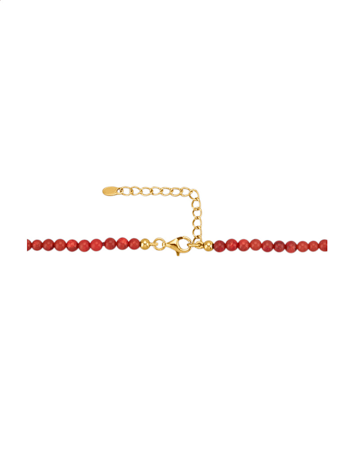 Halskette aus Schaumkoralle in SIlber 925