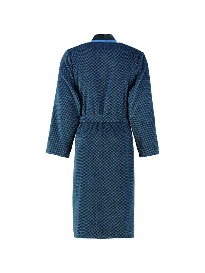 Bademäntel Herren Kimono 4839 blau-schwarz - 19