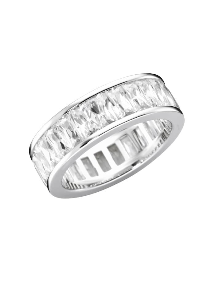 Giorgio Martello Ring mit weißen Zirkonia, Silber 925, Weiss