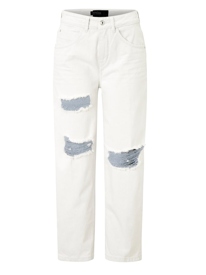 DRYKORN Jeans Mom Fit, Off-white
