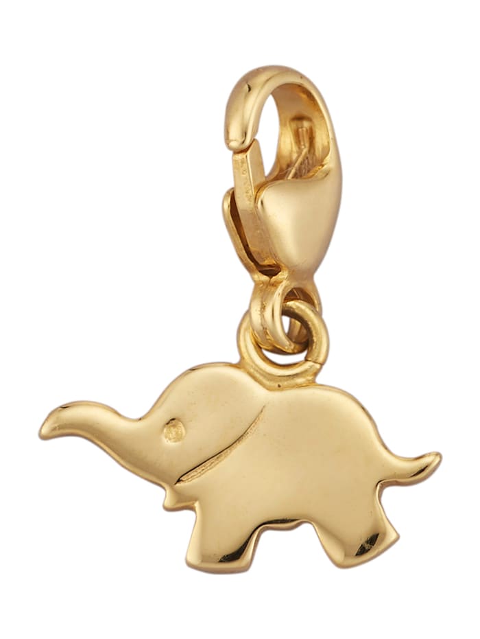 KLiNGEL Einhänger - Elefant - in Gelbgold 375, Gelbgold