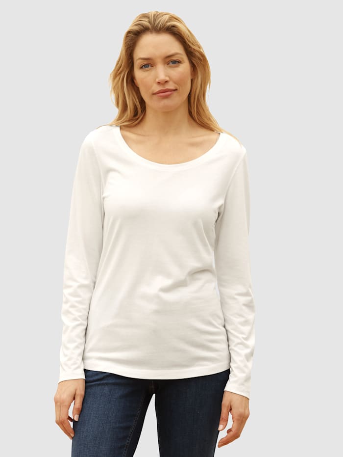 Laura Kent Shirt in weicher Qualität, Off-white