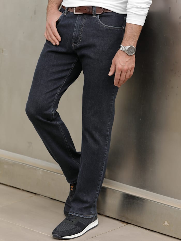 BABISTA Jeans met contrastnaden, Donkerblauw