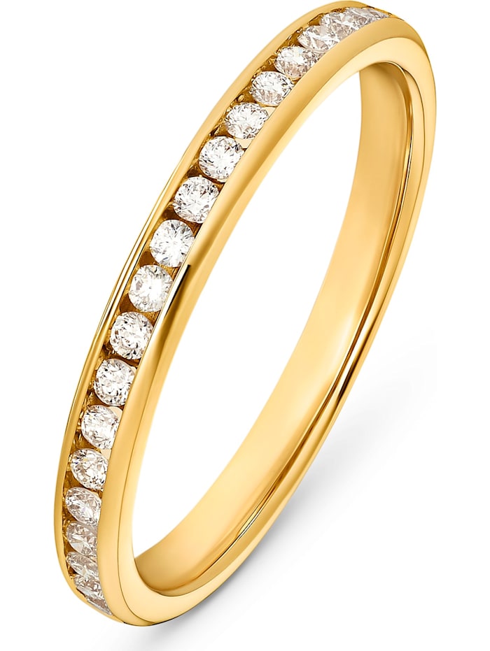 CHRIST C-Collection Damen-Damenring 20 Diamant, gelbgold