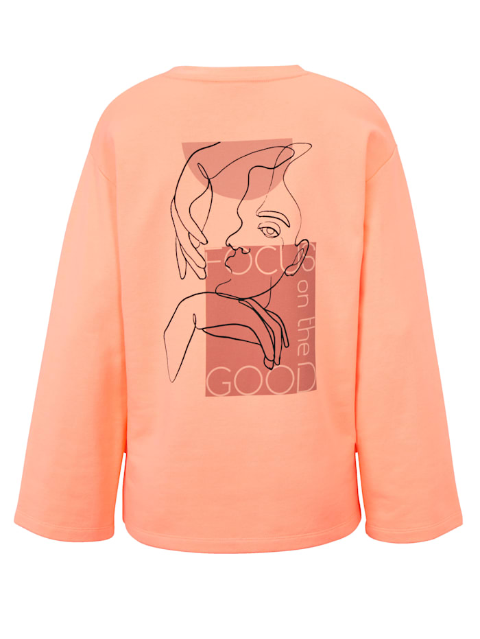 ROCKGEWITTER Sweatshirt mit Print, Koralle