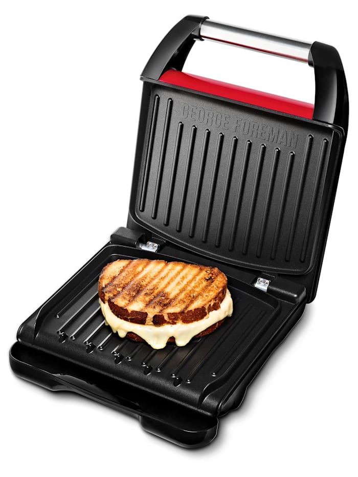 George Foreman Fitnessgrill 'Steel Compact' 25030-56, Rot