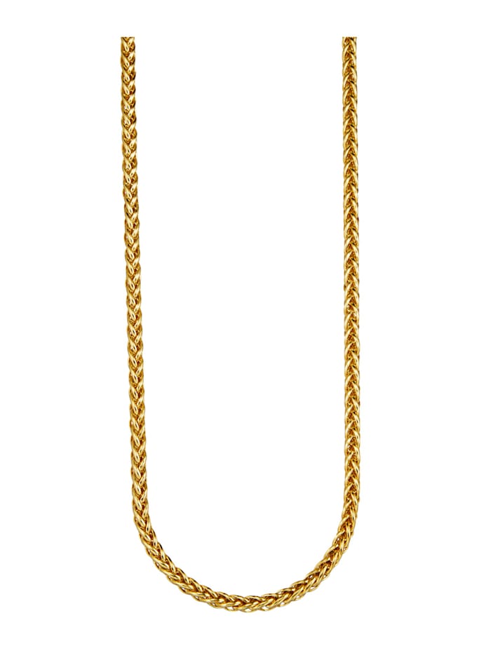 Diemer Gold Halsband av flätad länk, Guldfärgad
