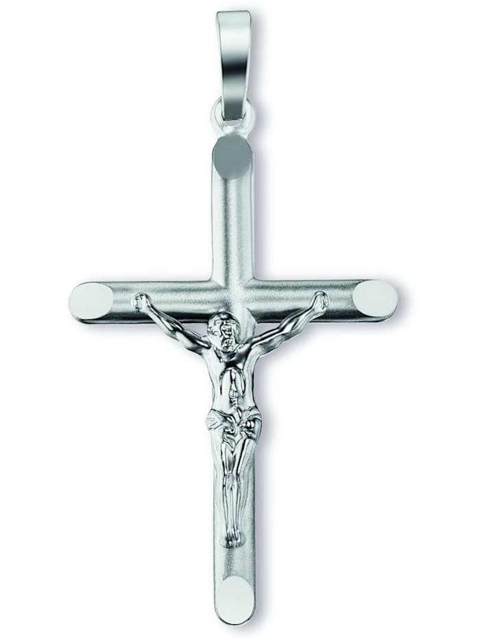 One Element Kreuz Anhänger Kreuz aus 925 Silber, silber